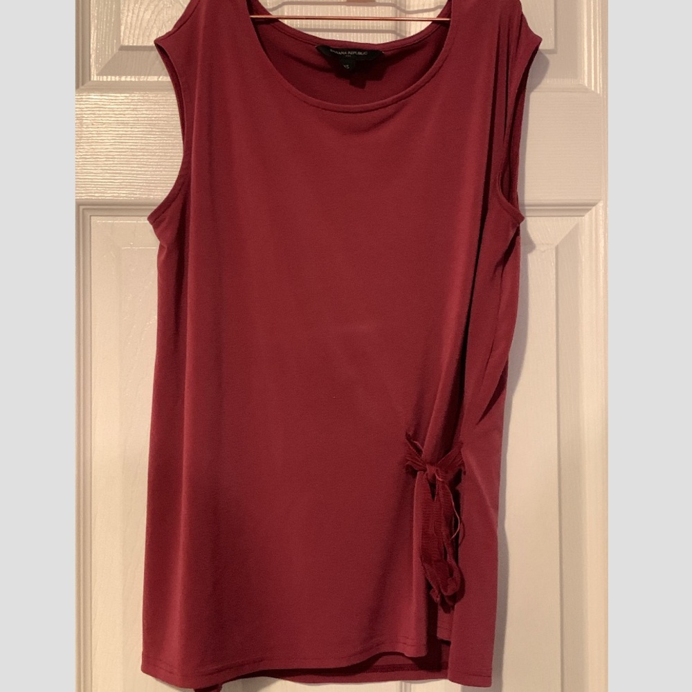 Banana Republic Tie Sleeveless Blouse